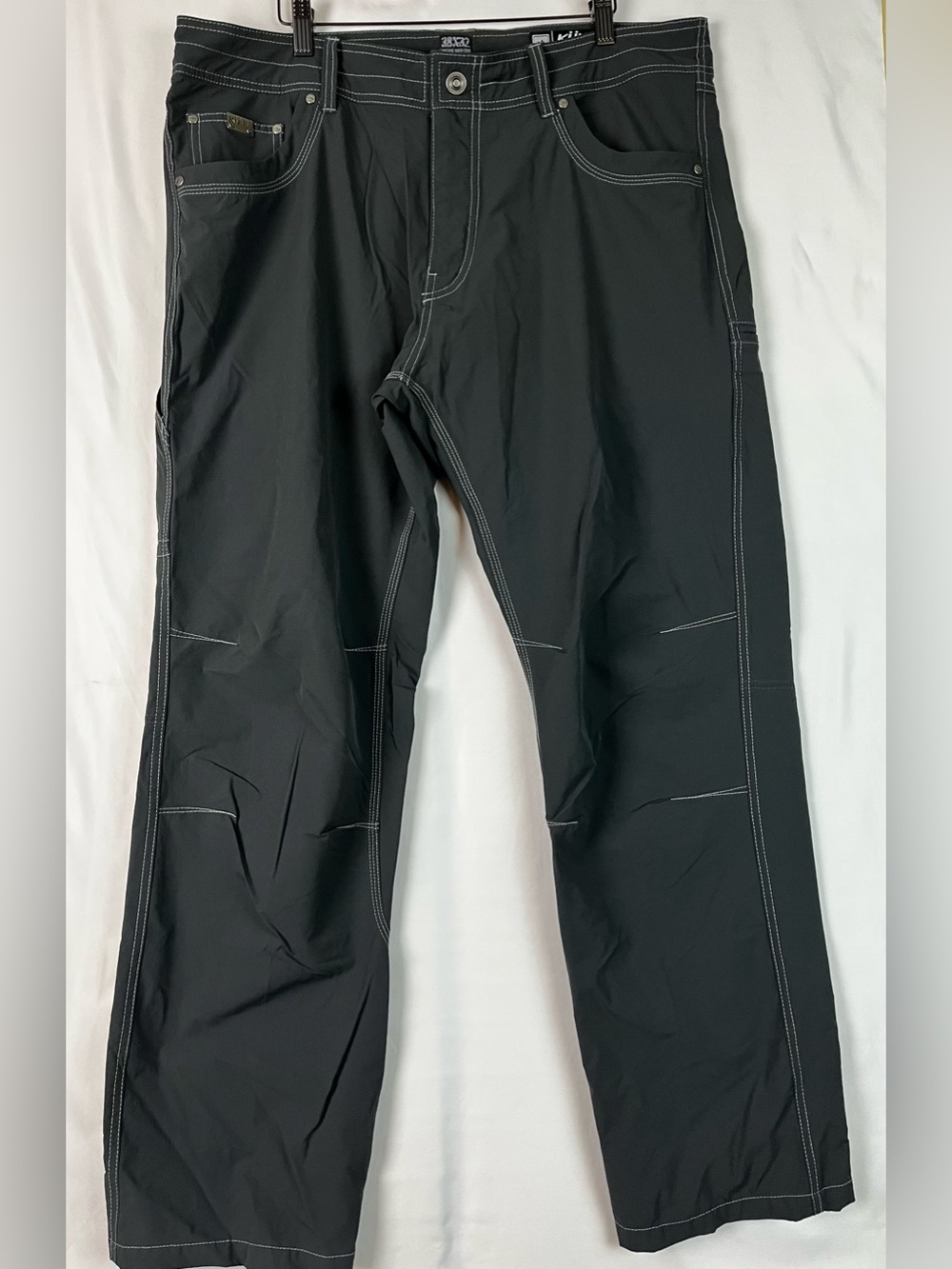 Kuhl Men's Charcoal lightweight Hiking Outdoor Pants 38 x 32